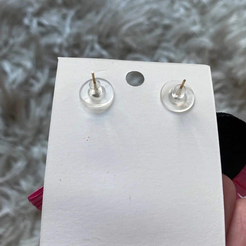 Pink and Multi-Color Stone Earrings